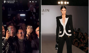 Nadia Ferreira dejó asomdrado a Marc Anthony en desfile chuchi