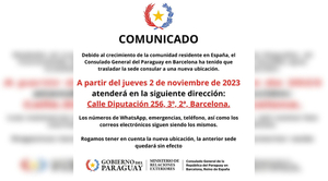 Diario HOY | Aviso para paraguayos en España: consulado en Barcelona cambiará de sede