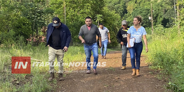 MUNICIPALIDAD DE NVA. ALBORADA VERIFICÓ CALLE DONDE SE CONSTRUIRÁ EMPEDRADO - Itapúa Noticias