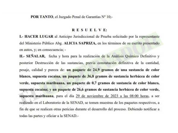 Analizarán sustancias incautadas de alemán que intentó ingresar sin autorización a Embajada de EEUU