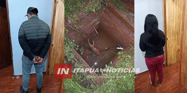PAREJA QUISO HURTAR CABLES Y TERMINÓ TRAS LAS REJAS EN ENCARNACIÓN - Itapúa Noticias