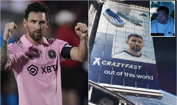 Versus / La "estratosférica" publicidad que muestra a Lionel Messi en el espacio