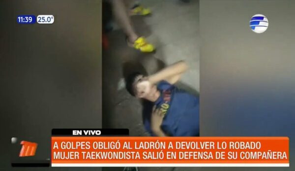 Profesora de taekwondo redujo a un ladrón | Telefuturo