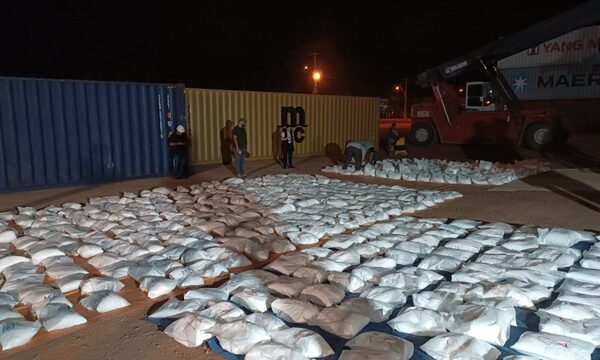 Incautan más de 3.300 kilos de cocaína en un puerto de Villeta - San Lorenzo Hoy
