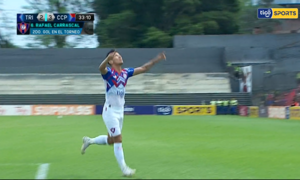 (VIDEO). ¡Que golazo se mandó el colombiano Rafael Carrascal para Cerro Porteño!