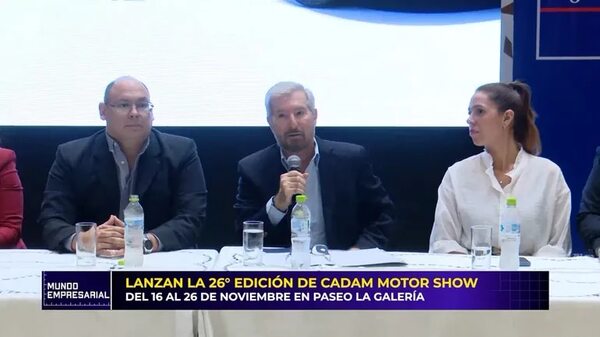 Video: lanzan la 26° Edición de Cadam Motor Show - Mundo empresarial - ABC Color