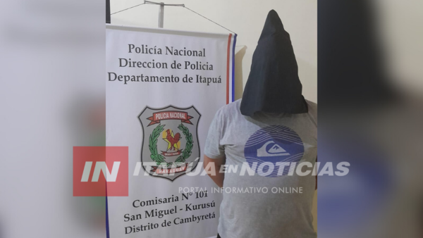 FUE A LA COMISARÍA A VISITAR UNA DETENIDA Y TERMINÓ PRESO - Itapúa Noticias