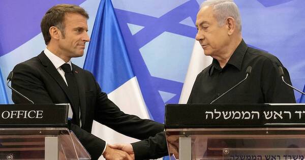 La Nación / Macron propone una coalición internacional para combatir a Hamás