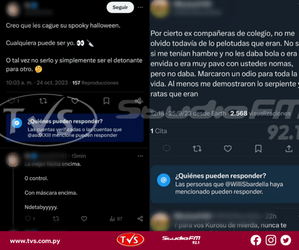 AUTOR DE SUPUESTAS AMENAZAS DE HECHOS PUNIBLES SE ENCUENTRA BAJO ARRESTO DOMICILIARIO