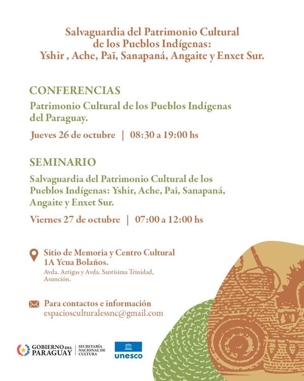 Representantes de pueblos indígenas se reúnen en Seminario sobre Patrimonio Cultural Inmaterial