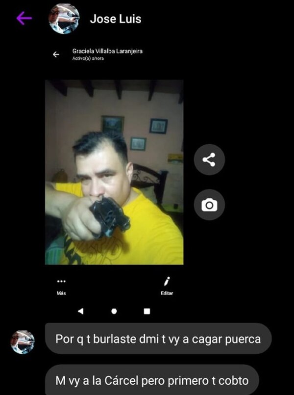 Fiscal de CDE da la espalda a mujer jurada de muerte por su expareja