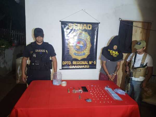 Diario HOY | Detienen a microtraficante de drogas en Coronel Oviedo