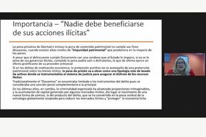 Jueza expuso sobre el comiso en la legislación paraguaya