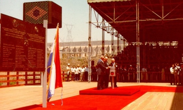 ITAIPU recuerda 39 aniversario de la inauguración oficial de la Central Hidroeléctrica