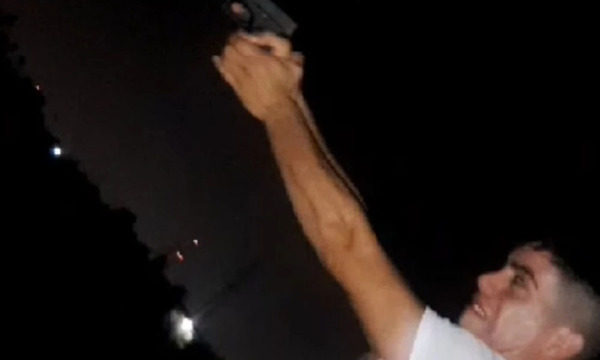 Un joven realizo disparos al aire en Guarambaré