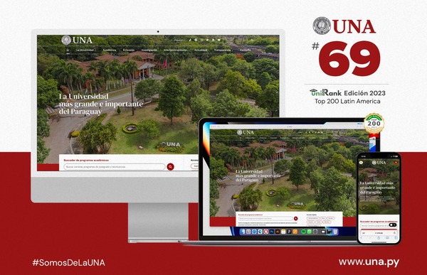 UNA resalta puesto 69 de UniRank y su portal web se ubica entre las 70 mejores de Latinoamérica