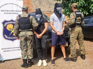 Capturan a dos supuestos proveedores de drogas en un edificio - ABC en el Este - ABC Color