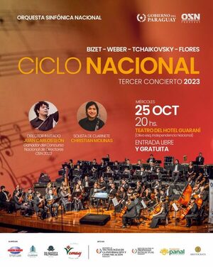 La OSN ofrece tercer concierto del Ciclo Nacional 2023