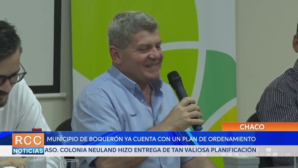 Asociación Colonia Neuland realizó a la entrega del Plan de Ordenamiento Urbano Territorial