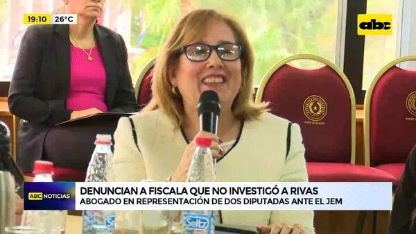 Video: denuncian a fiscala que no investigó a Hernán Rivas - ABC Noticias - ABC Color