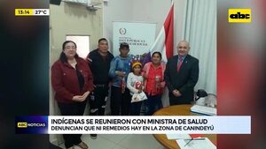 Video: indígenas se reunieron con viceministro de Salud - ABC Noticias - ABC Color