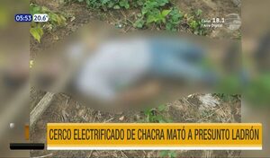 Cerco electrificado de chacra mató a un presunto ladrón en Ypané | Telefuturo