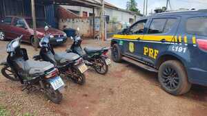 Policía brasilera recupera tres motos robadas en Ciudad del Este - La Clave