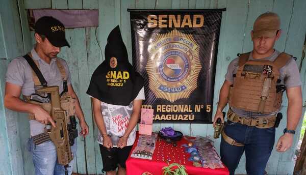 En Caaguazú, cae un distribuidor de droga que utilizaba a niños como campana - Megacadena - Diario Digital