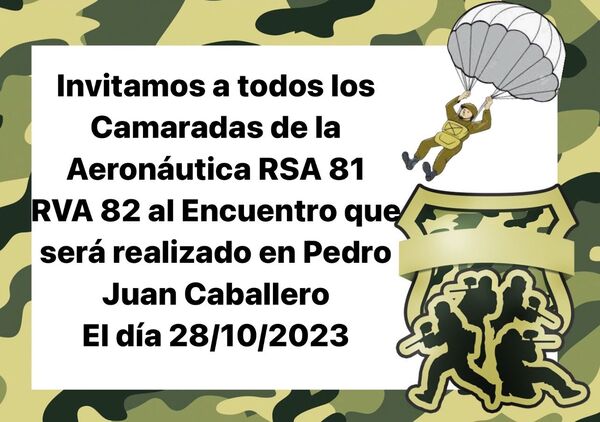 Gran encuentro de excamaradas del Comando de Aeronáutica