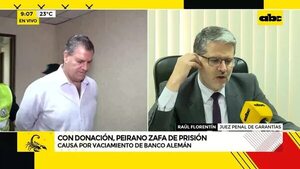 Video: con donación, Peirano zafa de prisión  - ABC Noticias - ABC Color