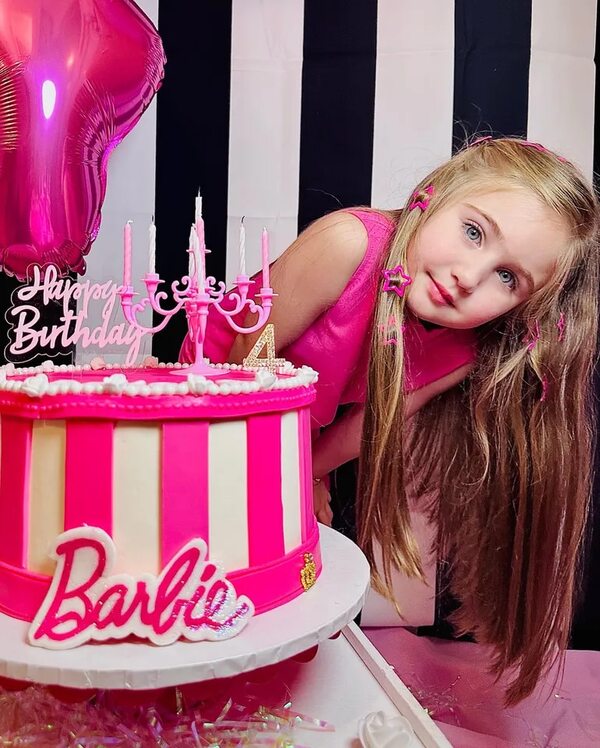 Dakota, la hija de Flopy Conde y Joseca Báez, ya cumplió cuatro años - Gente - ABC Color