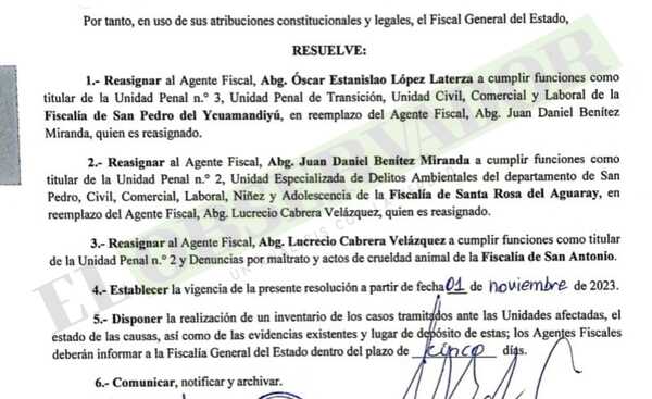Reasignan a fiscal denunciado por asistentes por "trato indigno"