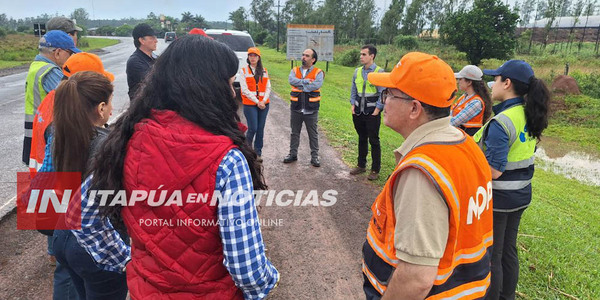 COMITIVA DEL BANCO INTERAMERICANO VERIFICÓ OBRAS EN EL DEPARTAMENTO DE ITAPÚA - Itapúa Noticias
