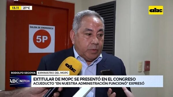 Video: extitular de MOPC se presentó en el Congreso - ABC Noticias - ABC Color