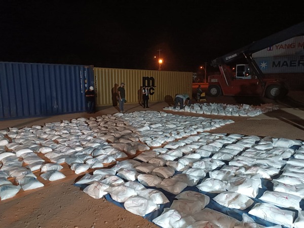 Incautan gran cantidad de cocaína oculta en envío de arroz con destino a Bélgica - ADN Digital