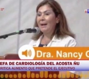 Cardióloga del Hospital de Niños critica aumentazos para parlamentario - Paraguay.com