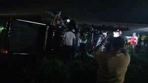 Grave accidente rutero deja un muerto y dos heridos en Pedro Juan Caballero