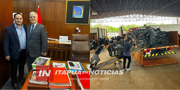 SEBASTIÁN REMEZOWSKI GESTIONÓ REPARACIONES DE MOTOCICLETAS DEL GRUPO LINCE - Itapúa Noticias