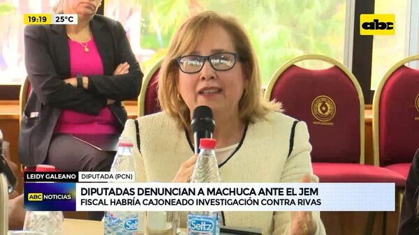 Video: diputadas denuncian ante el JEM a fiscala que no investigó a Hernán Rivas - ABC Noticias - ABC Color