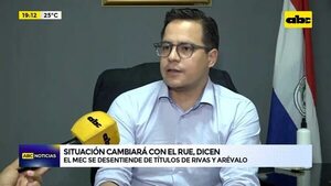 Video: el MEC se desentiende de títulos de Hernán Rivas y Orlando Arévalo - ABC Noticias - ABC Color