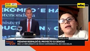 Video: Fedapar respaldo el proyecto 12 ciencias  - Mesa de Periodistas - ABC Color