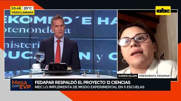 Video: Fedapar respaldo el proyecto 12 ciencias  - Mesa de Periodistas - ABC Color