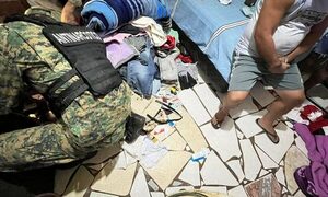 Realizaron operativo antidroga en la Chacarita