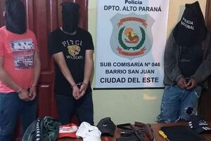 Diario HOY | Fueron al cumpleaños pero para asaltar: capturan a banda de ladrones en CDE