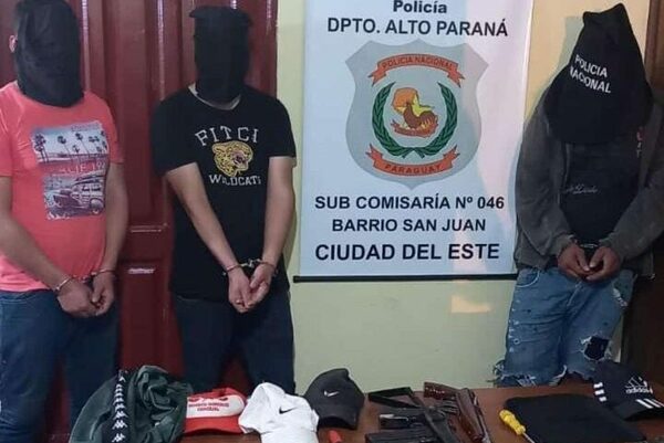 Diario HOY | Fueron al cumpleaños pero para asaltar: capturan a banda de ladrones en CDE