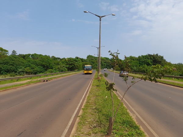 ANDE verifica la falta de alumbrado público en avenida Moisés Bertoni
