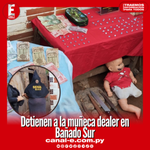 Cae muñeca drogadicta en Bañado Sur