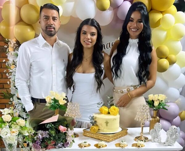 La hija de Gloria Vera y Julio Cáceres recibió el sacramento de la Confirmación - Gente - ABC Color
