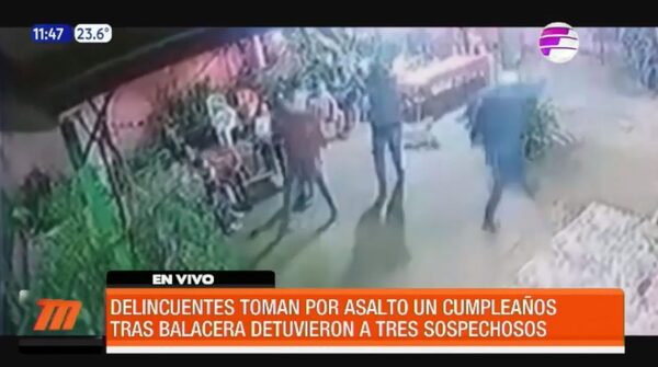 Terror en fiesta de cumpleaños en Ciudad del Este | Telefuturo