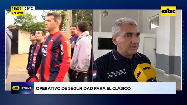 Video: operativo de seguridad para el Clásico - ABC Noticias - ABC Color